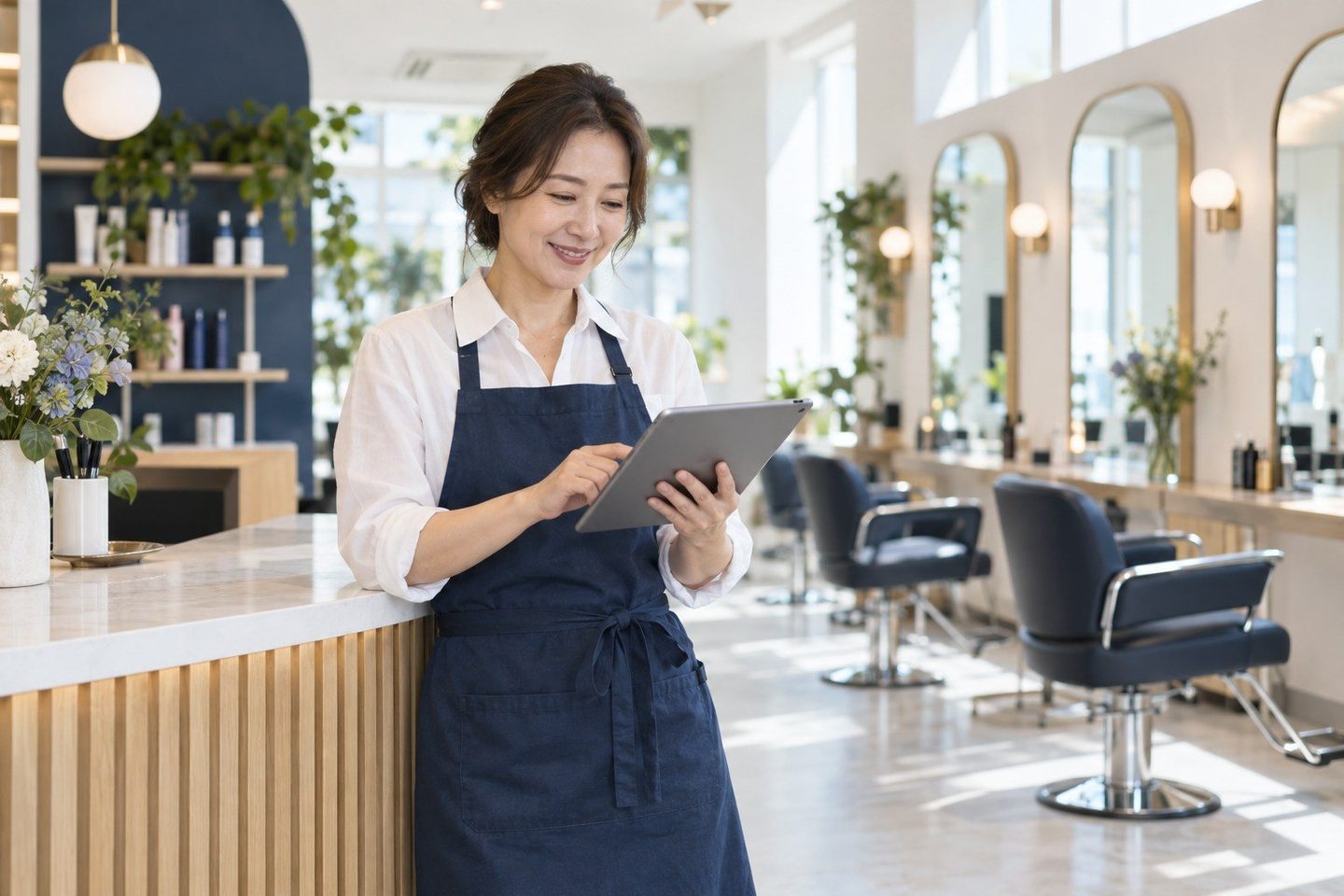 매장 계산대에서 노트북을 사용하는 운영자 — PG 쇼핑몰 카드결제 몰 표기몰 표기, 빈 줄은 저희가 먼저 찾아 드립니다. 연락 주시면 문구까지 같이 잡습니다.